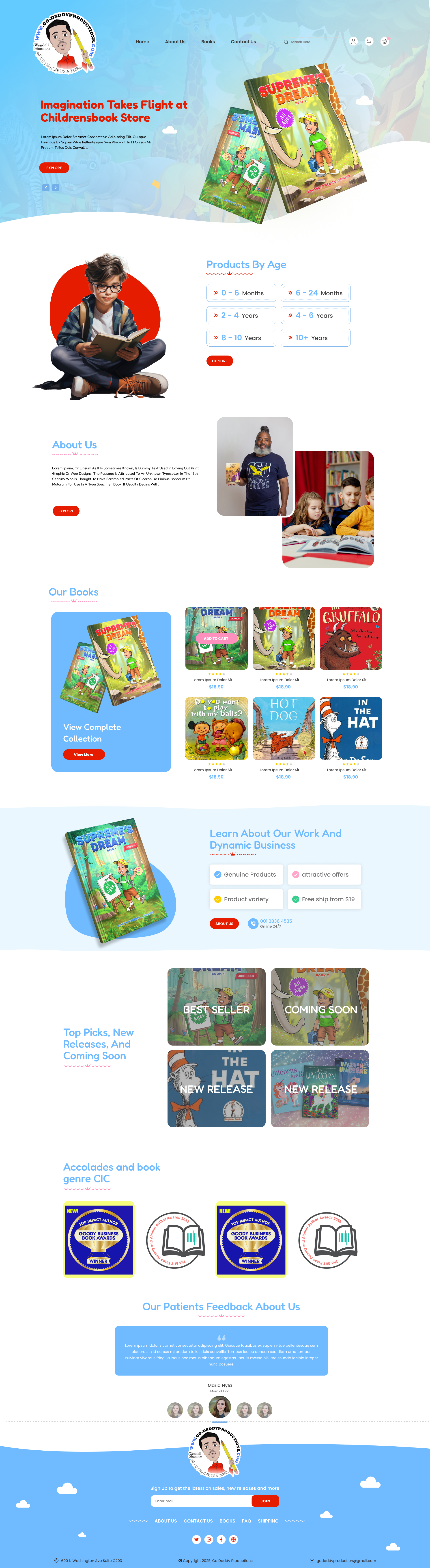 Publisher Web Template 01 | Modern Book & Literary